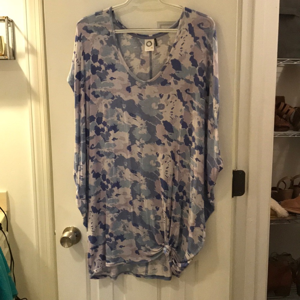 Short sleeve tunic top from Anthropologie